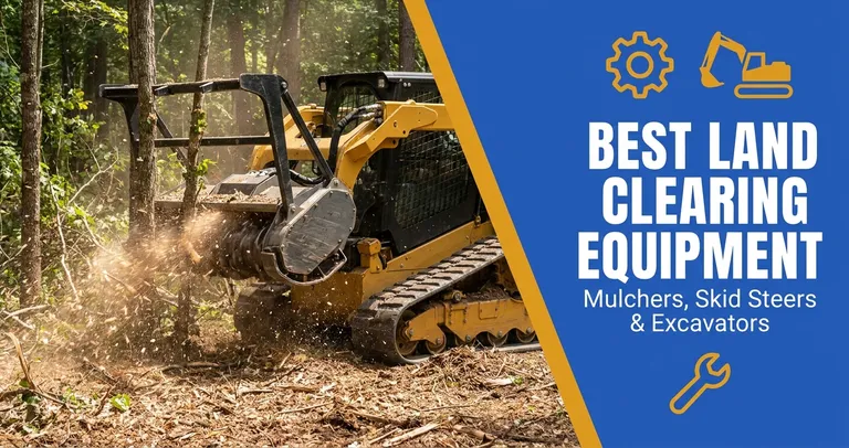 Best Land Clearing Equipment: Mulchers, Skid Steers & Excavators