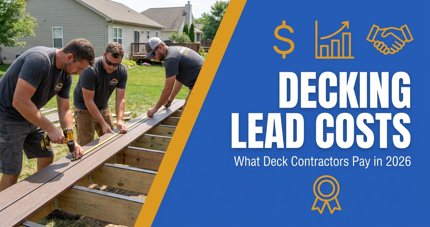 Decking Lead Costs - What Deck Contractors Pay in 2026