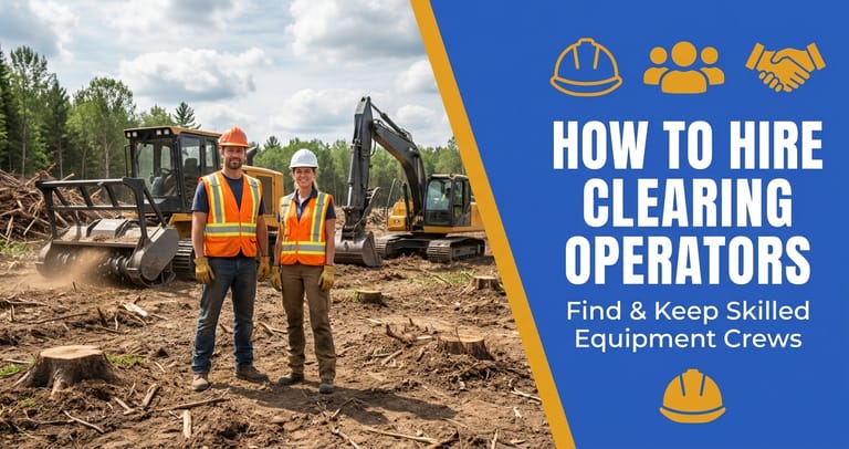 How to Hire and Keep Land Clearing Equipment Operators