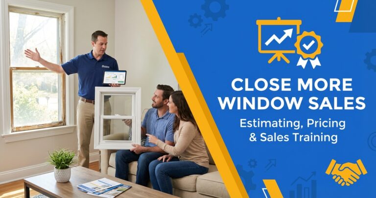 Window Sales Training - Close More Estimates at Higher Margins